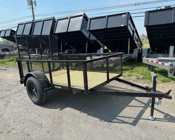 Carry-On 5 x 8 Landscape Utility Trailer - 3K High Mesh Sides