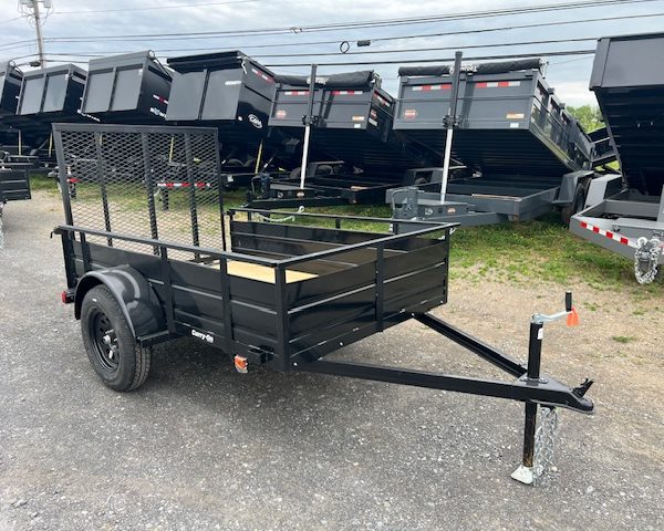 Carry-On 5x8 Landscape Utility Trailer - Steel Sides