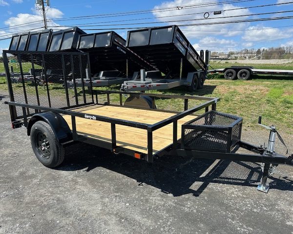 Carry-On 6 x 10 Landscape Utility Trailer - Mesh Toolbox